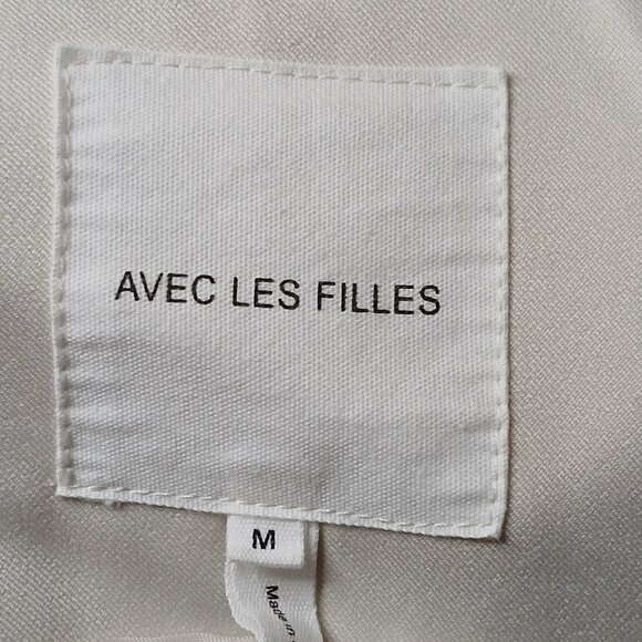 Anthropologie Avec Les Filles Drape Belted Long Trench Coat Size Medium - Picture 6 of 7